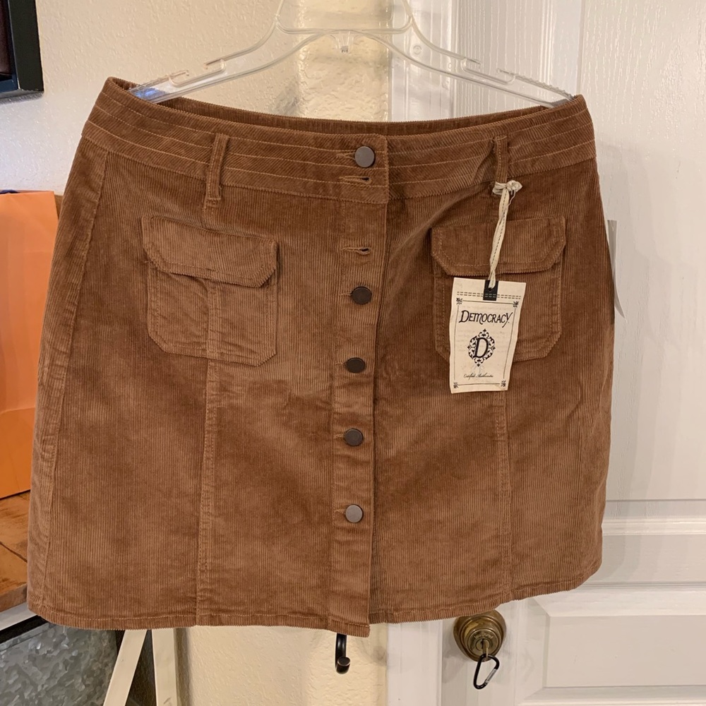 Democracy Corduroy Skirt